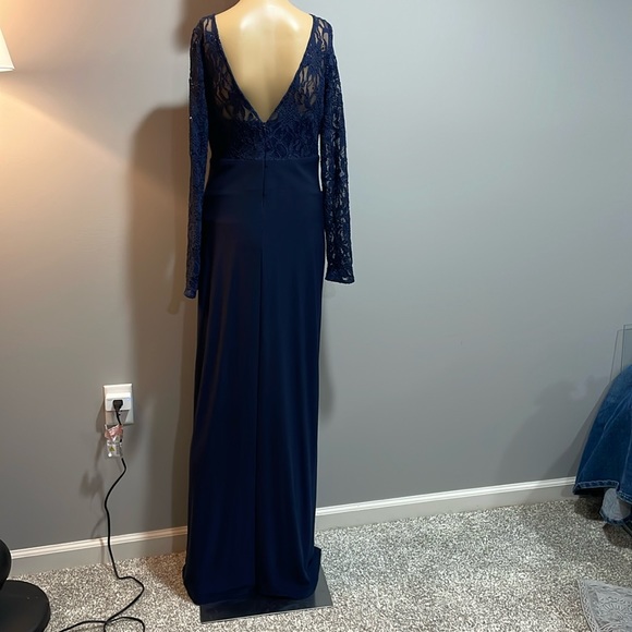 Ralph Lauren Navy Evening Dress - Picture 3 of 11